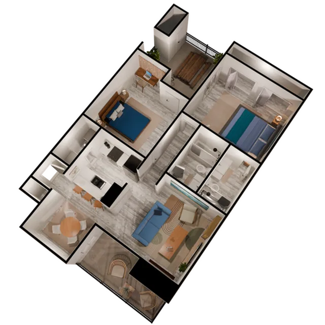 B2 Silver floor plan