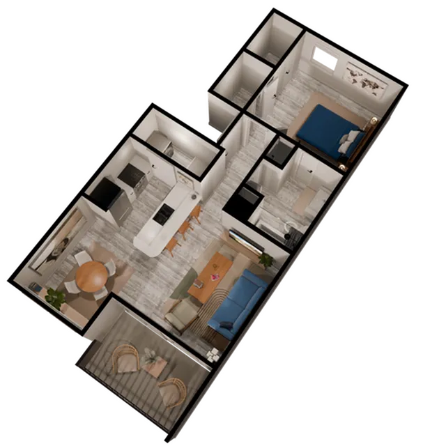 A1 Diamond floor plan