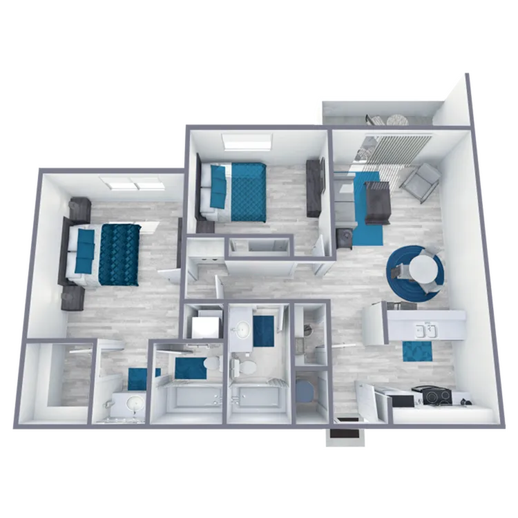 B1 Classic floor plan