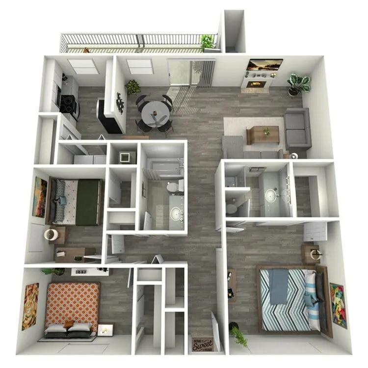 C2 Classic floor plan