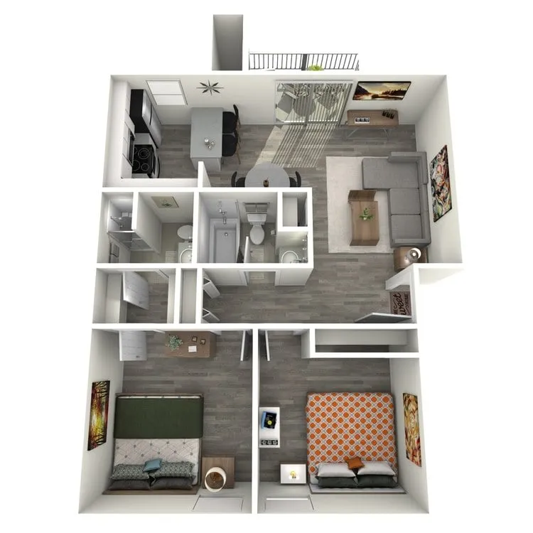 B2 Silver floor plan