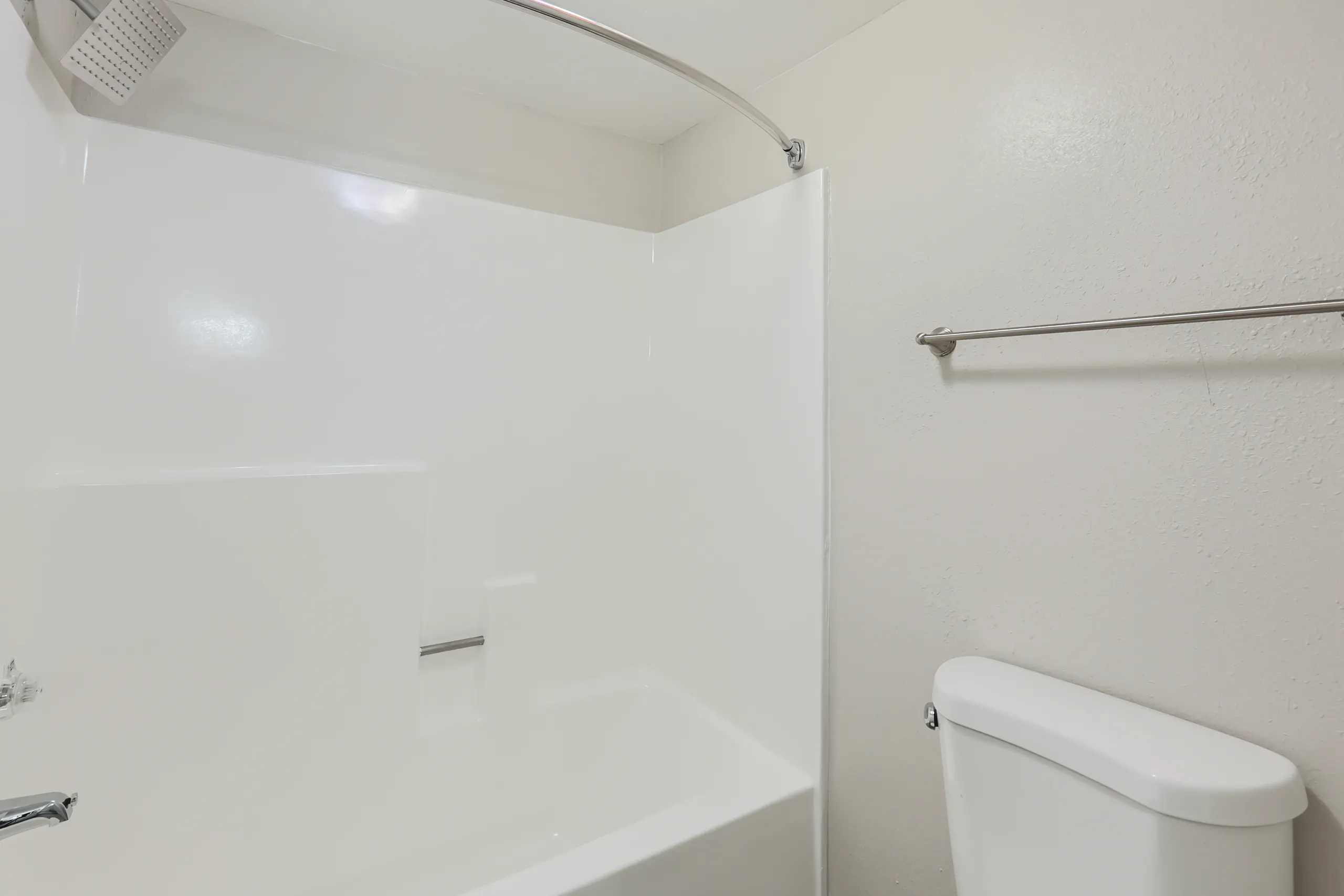Primary bathroom with shower and tub combo