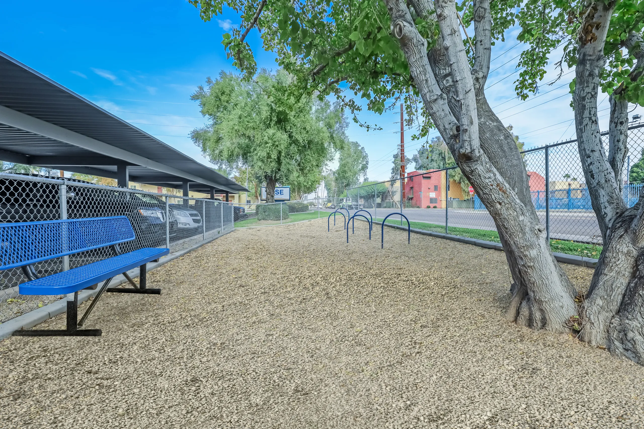 Apartment community's pet park