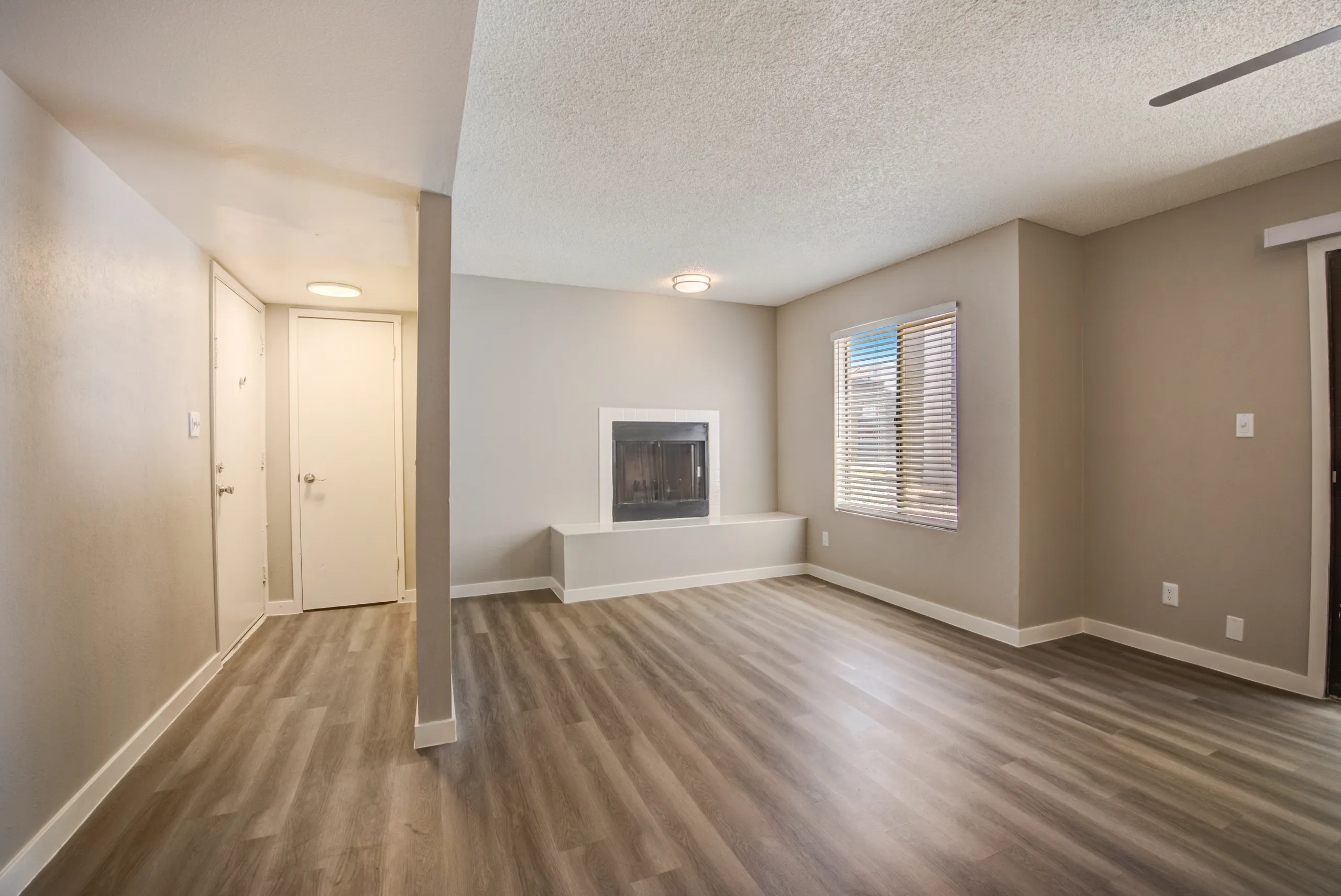A2 Platinum floor plan living room with fireplace
