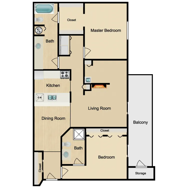 B4 Classic floor plan