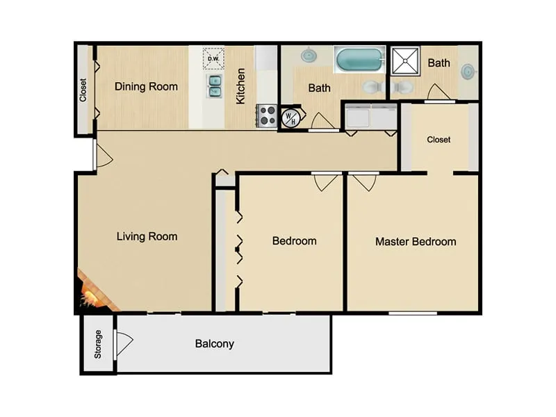 B1 Classic floor plan