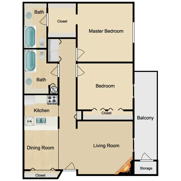 B2 Silver floor plan