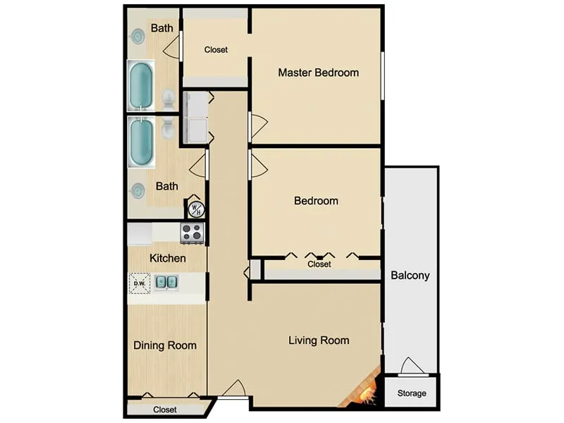 B2 Gold floor plan