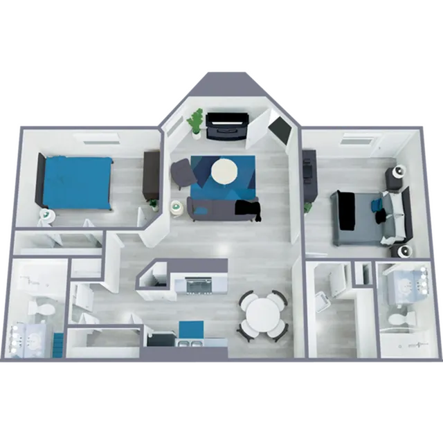 B1 Classic floor plan