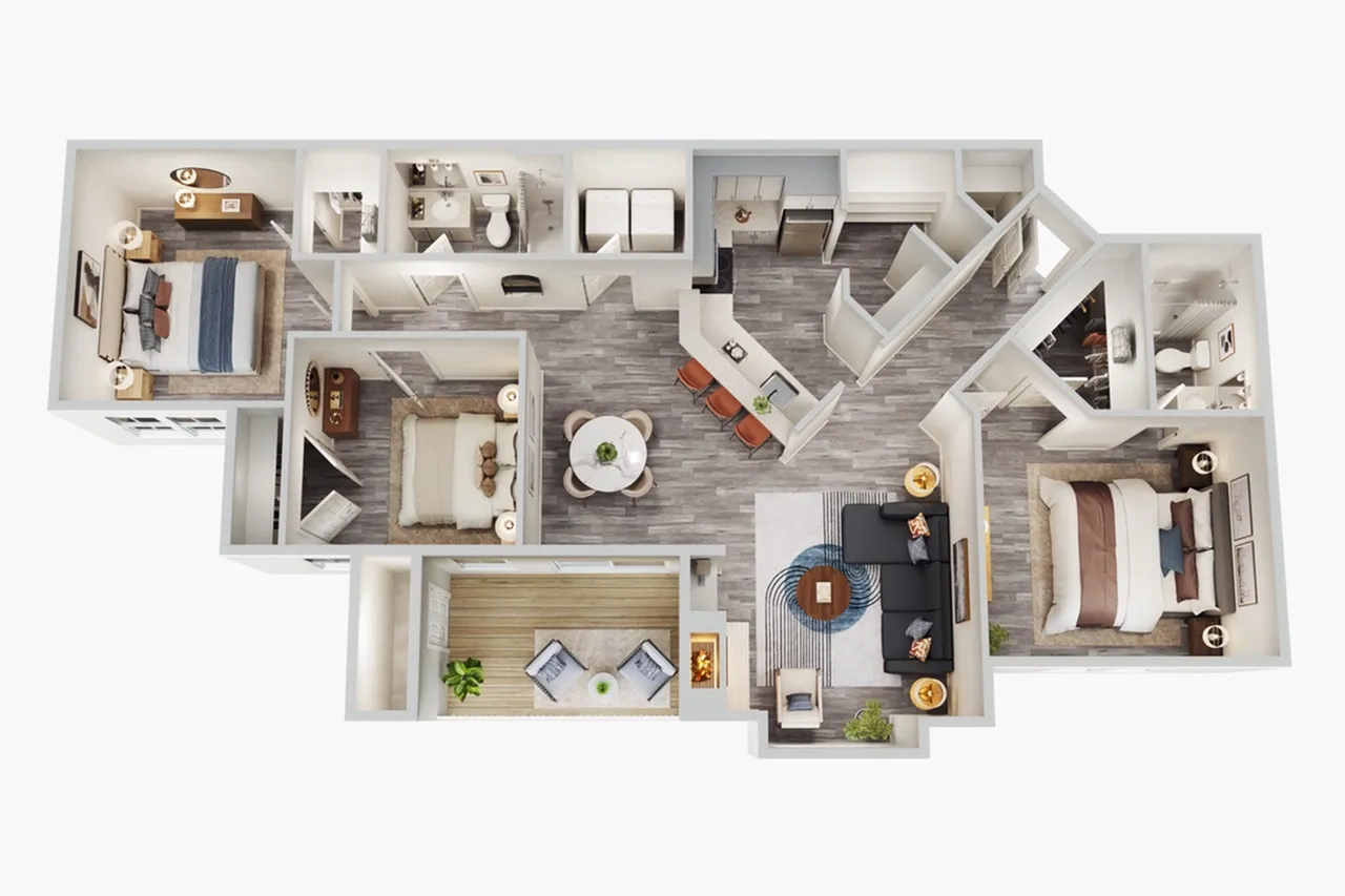 C1 Classic floor plan