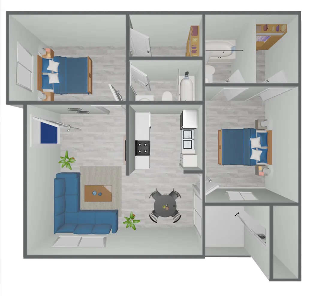 B1 Classic floor plan
