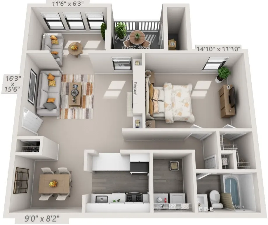 A2 Floor Plan