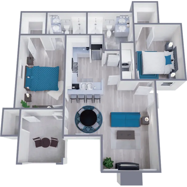 B2 Silver floor plan