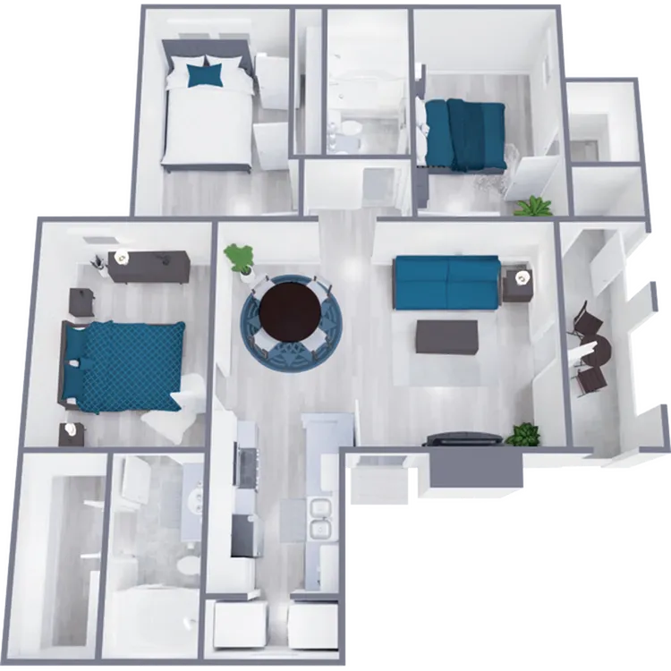 C1 Classic floor plan
