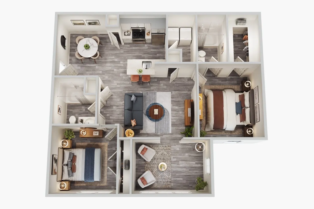 B3 Classic floor plan