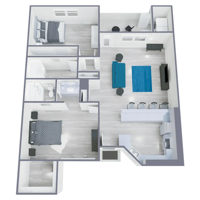 B2 Classic floor plan