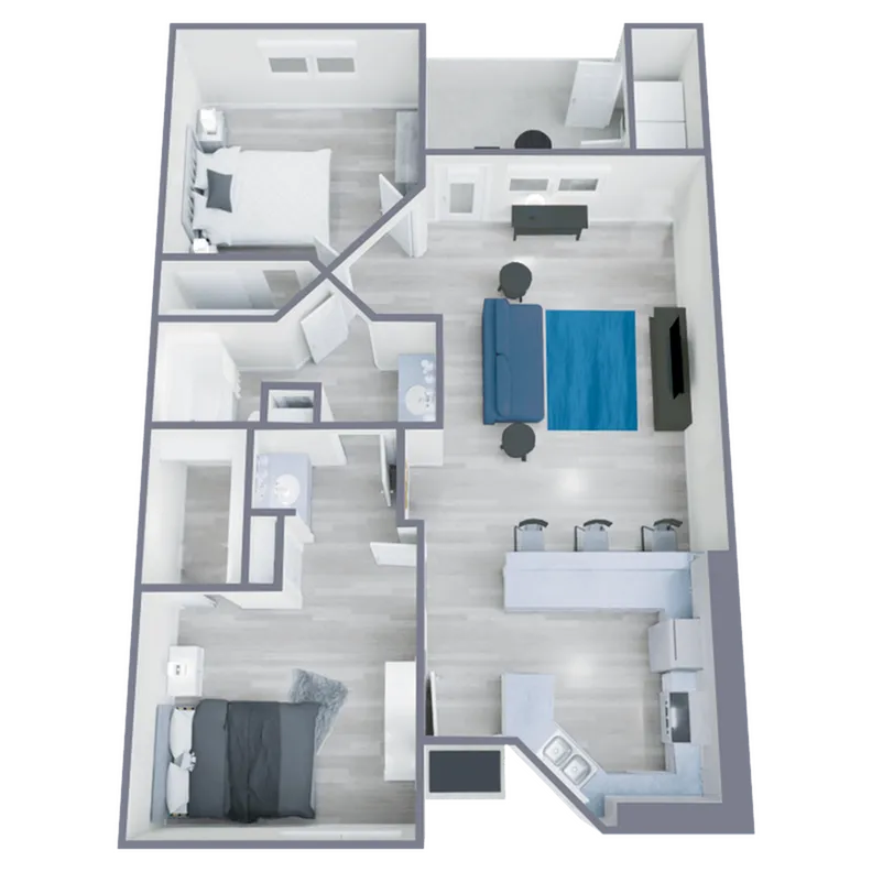 B1 Classic floor plan