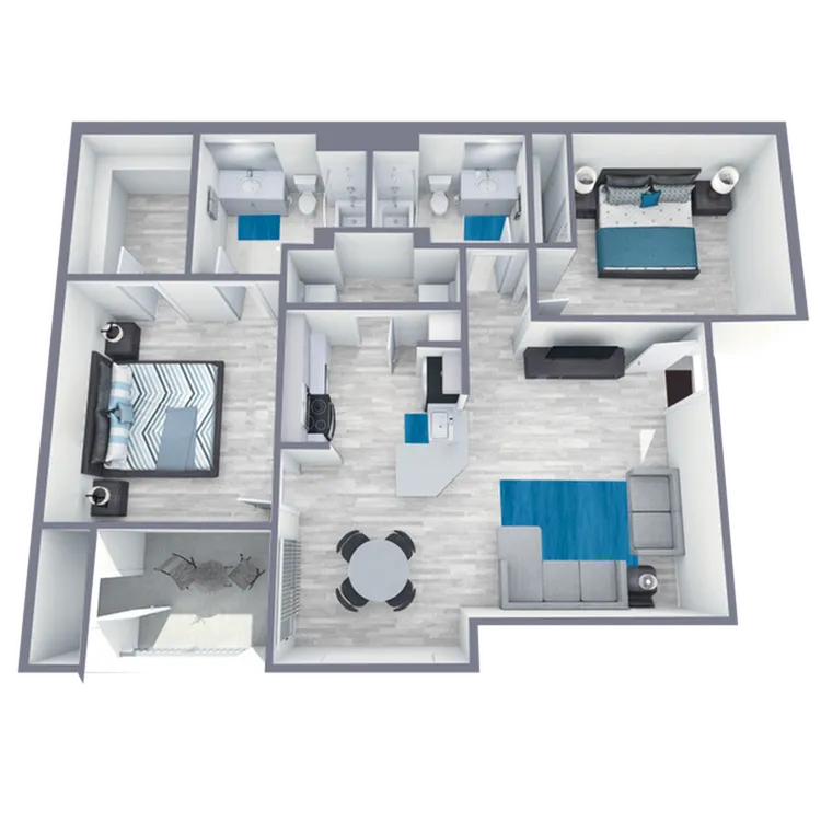 B2 Gold floor plan
