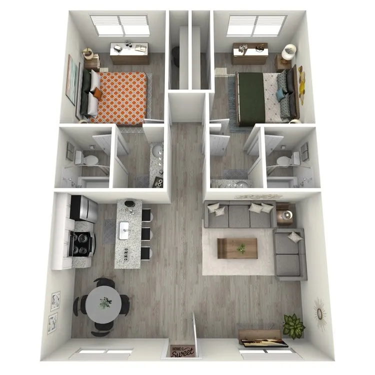 B1 Classic floor plan