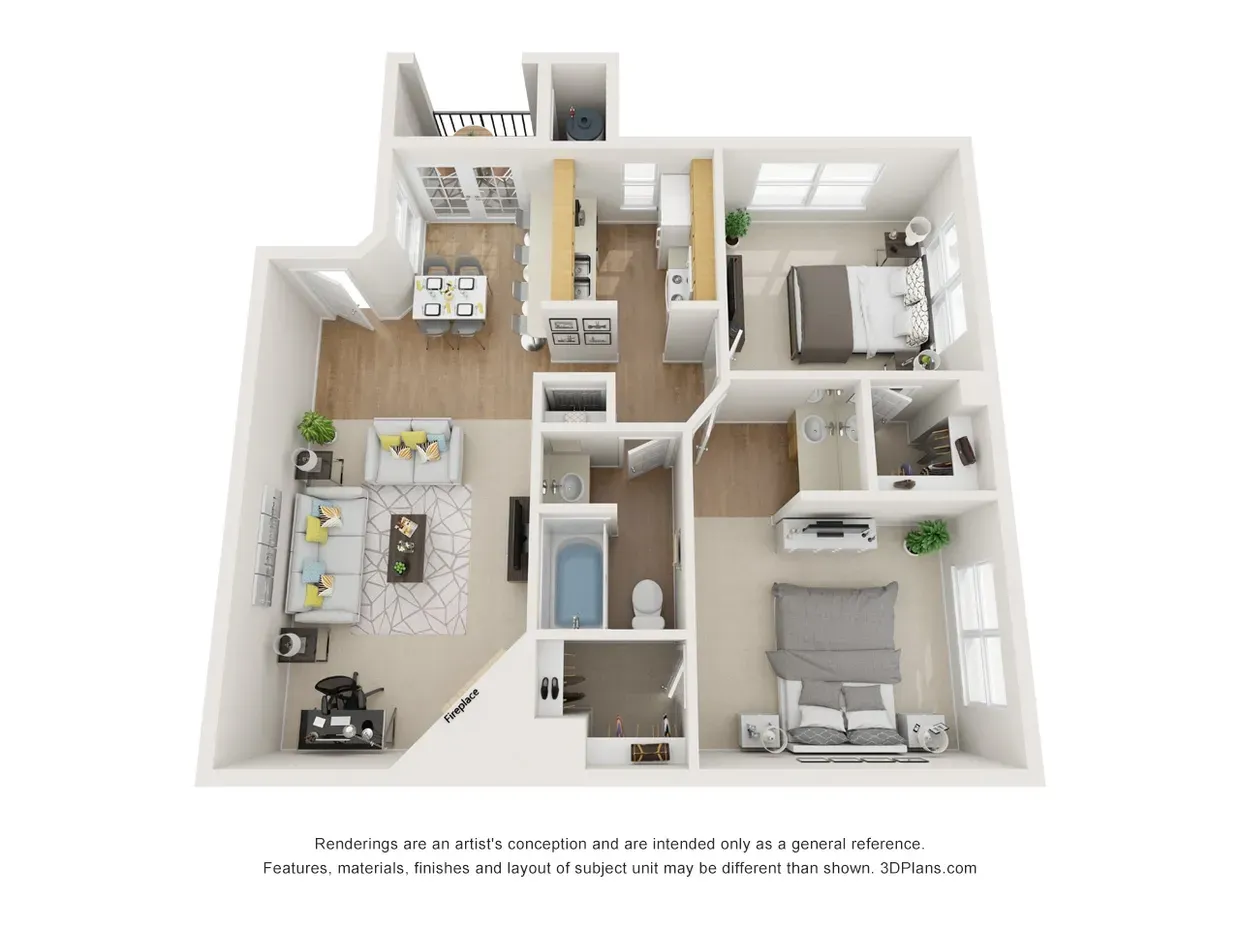 B1 Classic floor plan