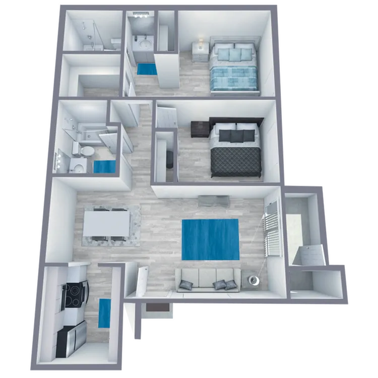 B1 Classic floor plan