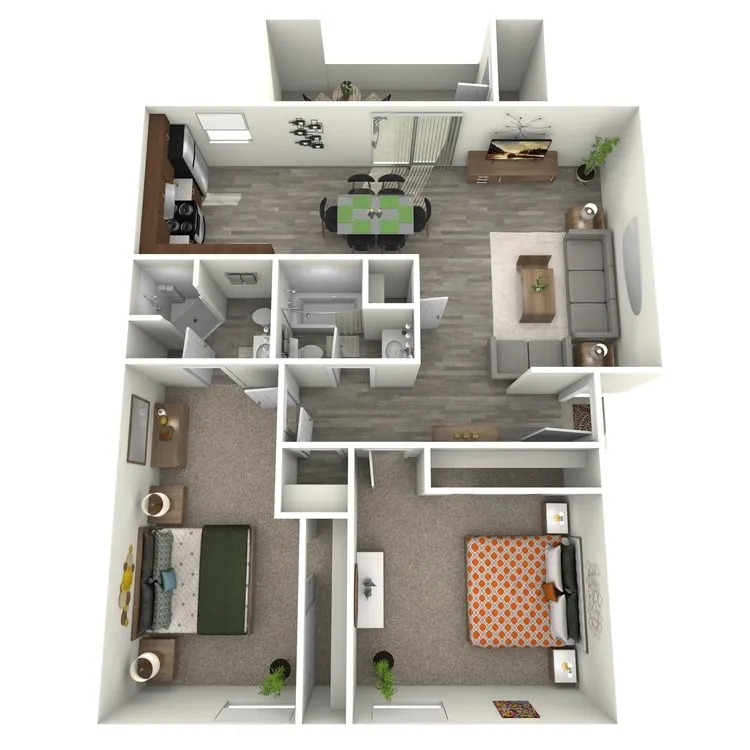 B2 Classic floor plan