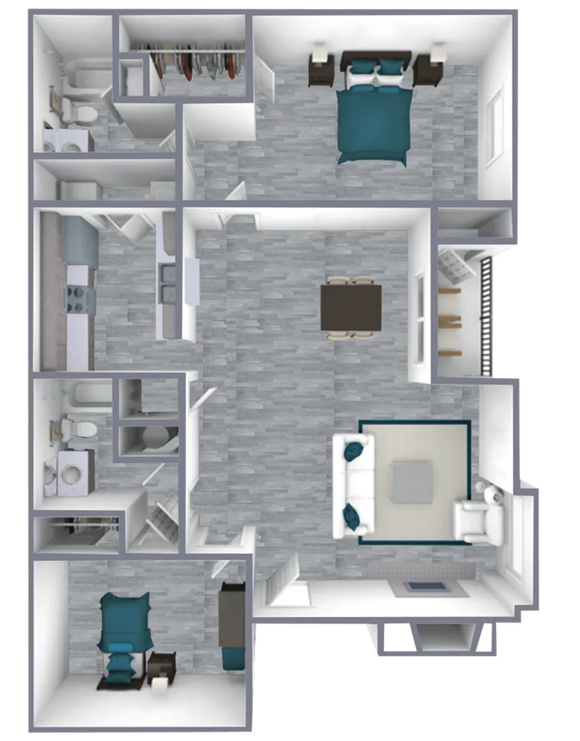 B2 Classic floor plan