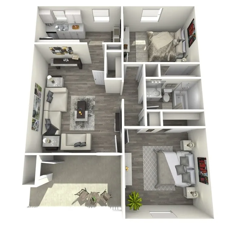 B1 Classic floor plan
