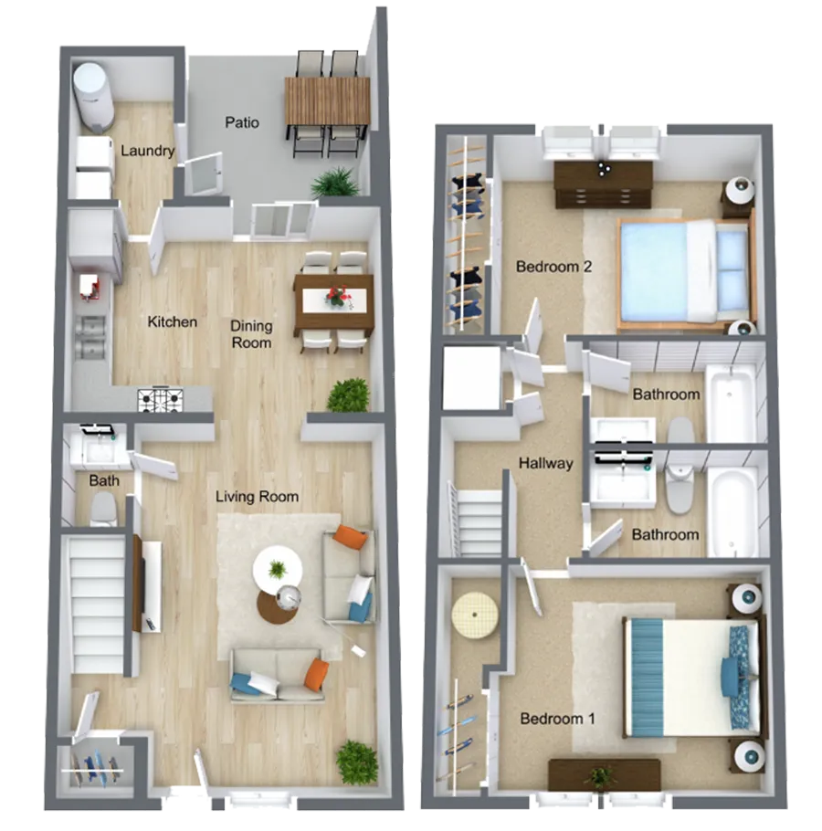B2 Classic floor plan
