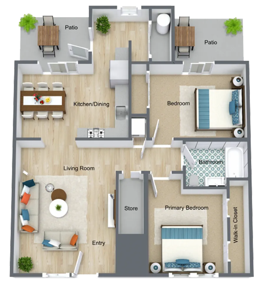 B1 Classic floor plan