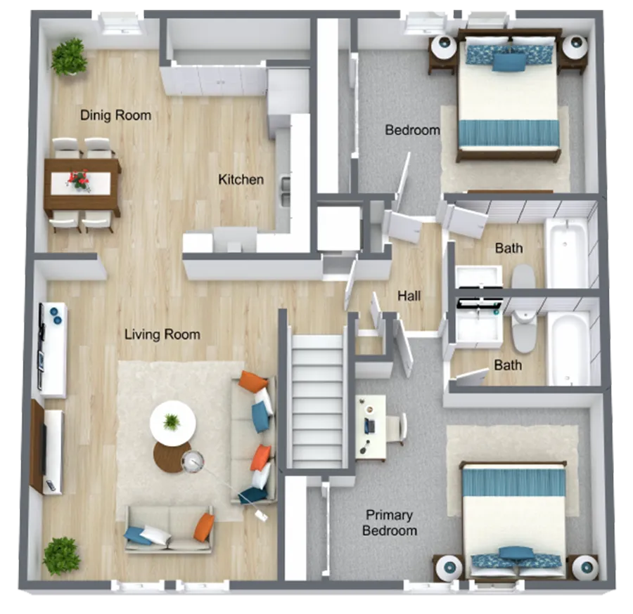 B3 Classic floor plan